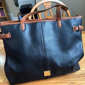 Polo by Ralph Lauren Black and Brown Hobo Bag
